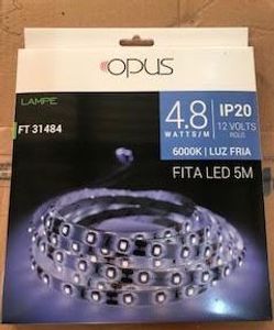 Fita De Led 4.8W 12V 6500k - Opus