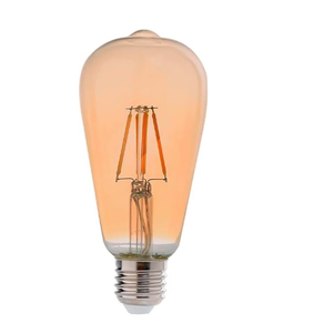Lâmpada Filamento Led Pêra 4w ST64 Retrô Vintage Âmbar - Avant