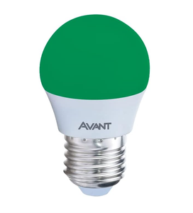 Lâmpada Led Bolinha 4w Luz Verde Soquete E27 Bivolt - Avant Lâmpada Led Bolinha 4w Luz Verde Soquete E27 Bivolt - Avant
