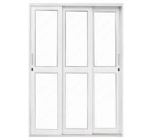 Porta Ideal De Correr 3 Folhas Móveis 200x215 Ref:993667- CRV