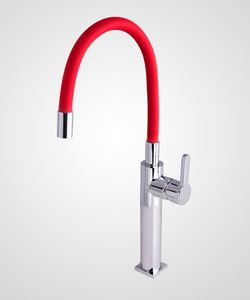 Misturador Monocomando para Cozinha Dom Color Vermelho - Perflex