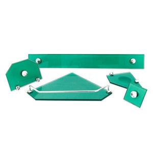 Kit Luxo Canto Vidro Verde - Vildrex