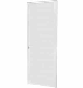 Porta Nobre CRV Lambri 1F Branca 1.00X2.15 Esquerda