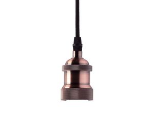 Pendente Dot Metal Decor Indie E27 Cobre - Taschibra