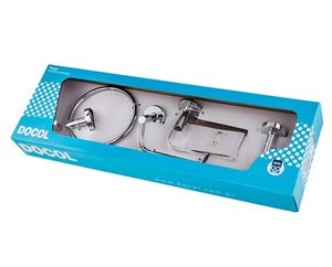 Kit  De Acessórios De Parede Para Lavatório Hope Cromado - Docol