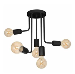 Plafon Ways 5xE27 Preto- Taschibra