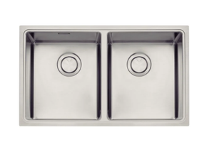 Cuba Tramontina Design Collection Quadrum 2C 34 em Aço Inox com Acabamento Scotch Brite