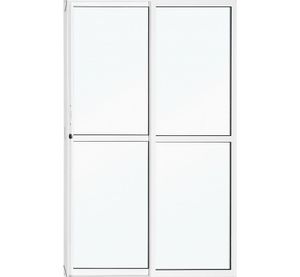 Porta CRV Nobre De Correr 2 Folhas Móveis Vidro Liso 120X210 Porta CRV Nobre De Correr 2 Folhas Móveis Vidro Liso 120X210