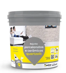 Rejunte Porcelanato e Cerâmicas Quartzolit  Argila 2kg