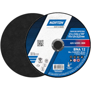 Disco De Corte Para Aço Carbono E Aço Inox 4.1/2 Disco De Corte Para Aço Carbono E Aço Inox 4.1/2