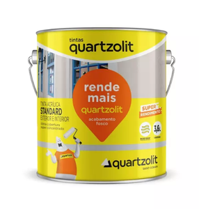 F.L. Tinta Rende Mais Standard Fosco 3,6 Litros Marfim - Quatzolit