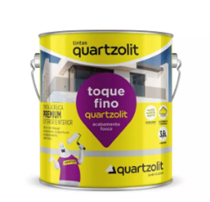F.L. Tinta Toque Fino Premium Fosco 3,6 Litros Branco Gelo - Quartzolit