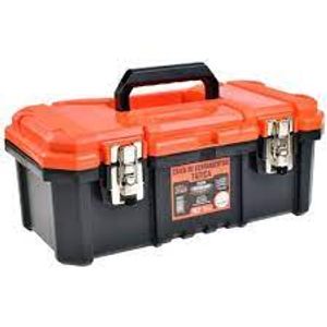 Caixa Para Ferramenta 18,3 Com Fecho Metal Laranja - Metasul Caixa Para Ferramenta 18,3 Com Fecho Metal Laranja - Metasul