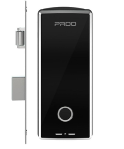 Fechadura Digital Pado Fde-101 Rm Rolete Magnético Ep Preta