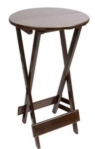 Mesa Bistrô 55cm Redonda Imbuia 10