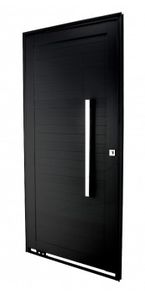 Porta CRV Lambri Puxada Reta 1 Folha Black 80X2.15 Direita