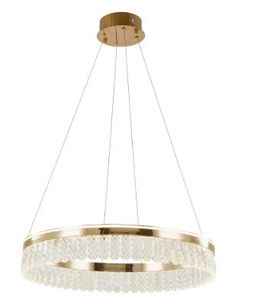 Pendente 188 Lux Led 50W 3000k Bronze 58CM Cabo 3 Metros - Mais Luz