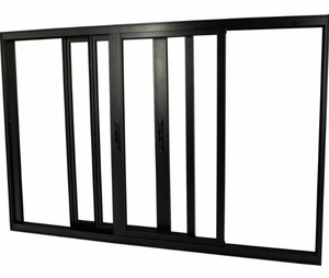 Janela De Correr 3 Folhas Mov 2,00x1,00 Black Ref:995576 - CRV