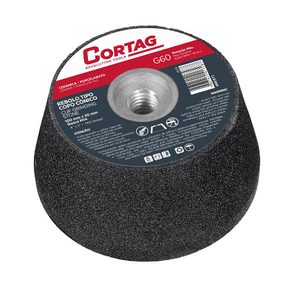 Rebolo Tipo Copo Conico 100mmx50mm G60 - Cortag Rebolo Tipo Copo Conico 100mmx50mm G60 - Cortag