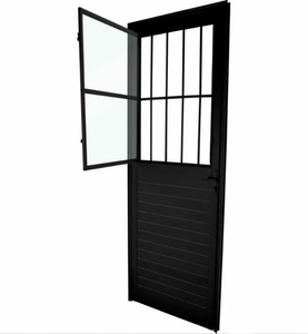 Porta CRV Nobre Lambri Com Postigo Black 80X2.1 Direita
