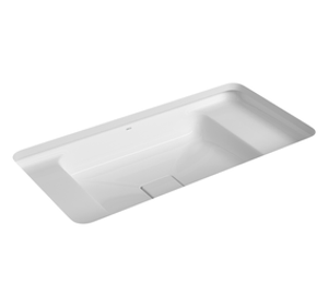 Cuba de Embutir com Mesa Retangular 60cm Deca Slim Branco