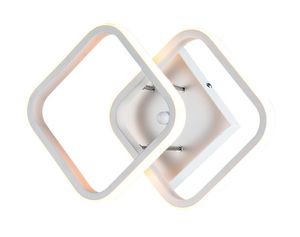 Plafon Led Village Square 3000K 10W Branco - Taschibra