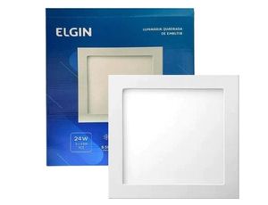 Painel Embutir 30x30 24W 6500K Quadrado - Elgin