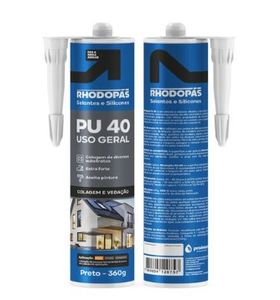 Selante Uso Geral PU Preto Tubo 360G - Rhodopás