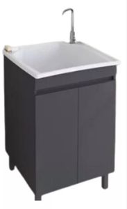 Gabinete Lavanderia Piave 30 Litros Chumbo Granitado - Gaam