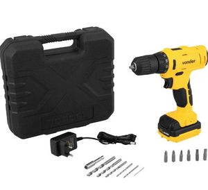 Parafusadeira/Furadeira a bateria, 12 V, fonte de carregamento bivolt automática, PFV 120 VONDER60.01.100.120 Parafusadeira/Furadeira a bateria, 12 V, fonte de carregamento bivolt automática, PFV 120 VONDER60.01.100.120