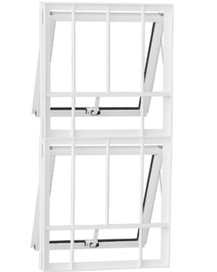 Maxim-Ar Alumínio Nobre 2 Folhas 50x100 Com Grade Branca - CRV
