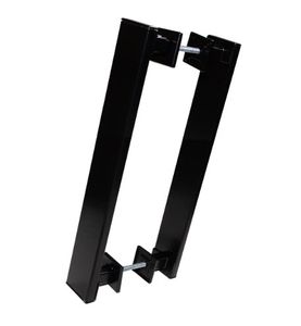 Puxador Duplo Genebra 800MM Preto - Hastvel
