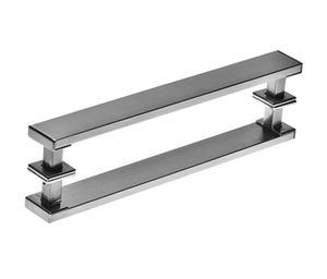 Puxador Duplo Genebra 1000MM Polido - Hastvel