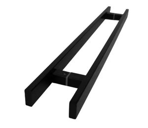 Puxador Duplo Genabra 1000MM Preto - Hastvel