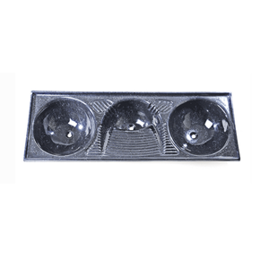 Tanque Triplo de Material Sintético 150x54cm Cinza – Indimel