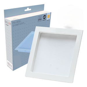 Painel de LED Embutir Comfort Quadrado 30W 4000K Bivolt Avant – Luz Neutra e Iluminação Equilibrada