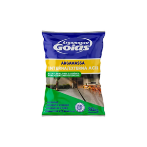 ARGAMASSA 20KG AC II - GOIÁS ARGAMASSA 20KG AC II - GOIÁS