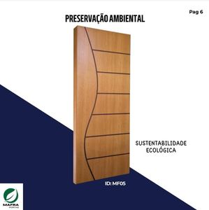 PORTA FRISADA MOGNO ACABADA 0,60X2,10M MF-05