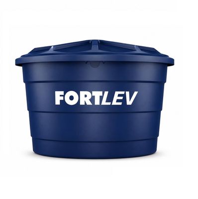 Caixa d'Água Polietileno 2000L Azul com Tampa - Fortlev Caixa d'Água Polietileno 2000L Azul com Tampa - Fortlev