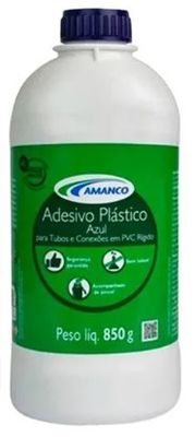 Adesivo Frasco Azul com Pincel 850g para Pvc Soldável