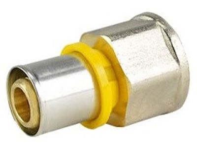 Conector de Transição Fêmea Fixo Gás  26mm x  3/4