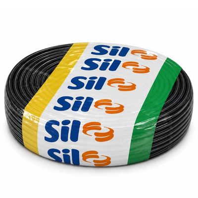 Cabo Flexível 750V Preto 100 Metros 2,5 mm - Sil Cabo Flexível 750V Preto 100 Metros 2,5 mm - Sil