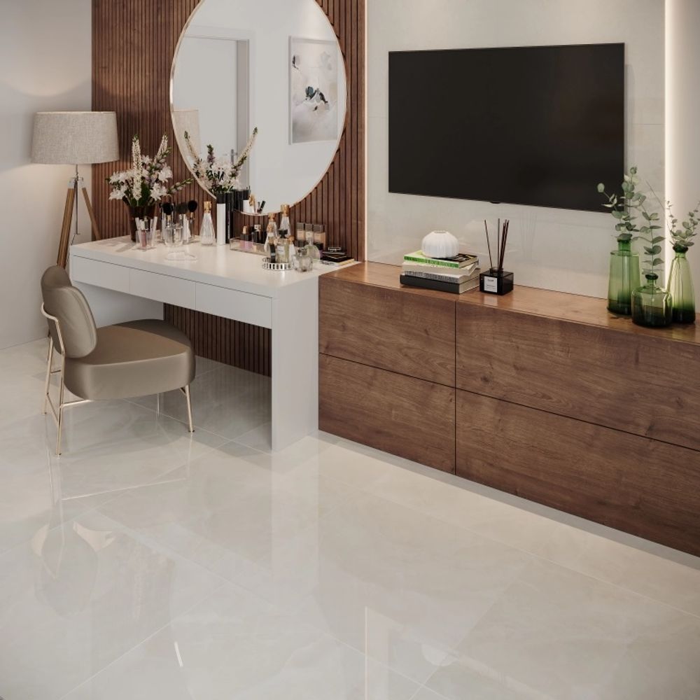 Piso A 74X74 Merano Polido Retificado PEI 4 Caixa com 2,20m²