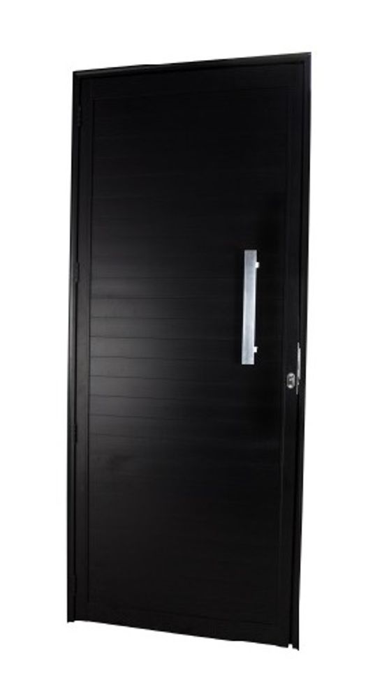 八房黒松【小輝】No.28 Porta Lambri Nobre com Puxador Reto 80x215 Black Direito