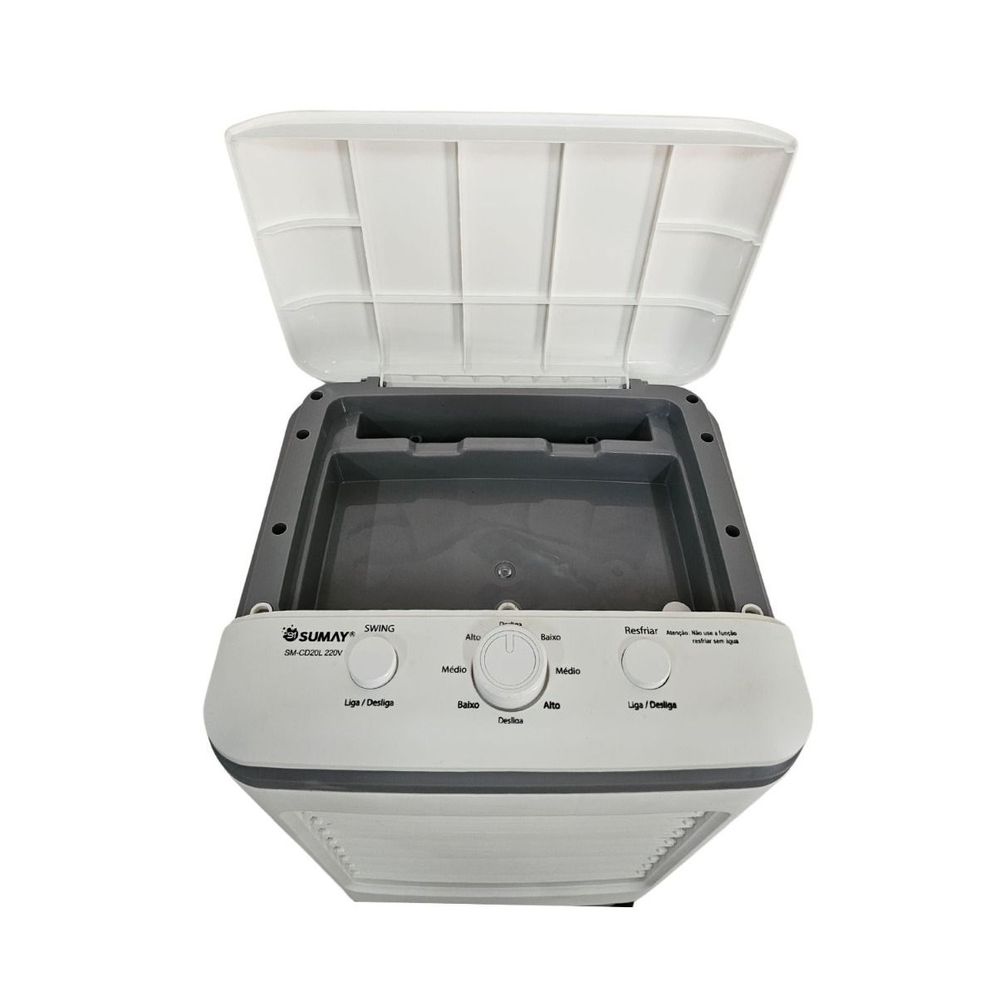 Climatizador SM-CD20L Residencial 20L 100W 220V Branco/Cinza