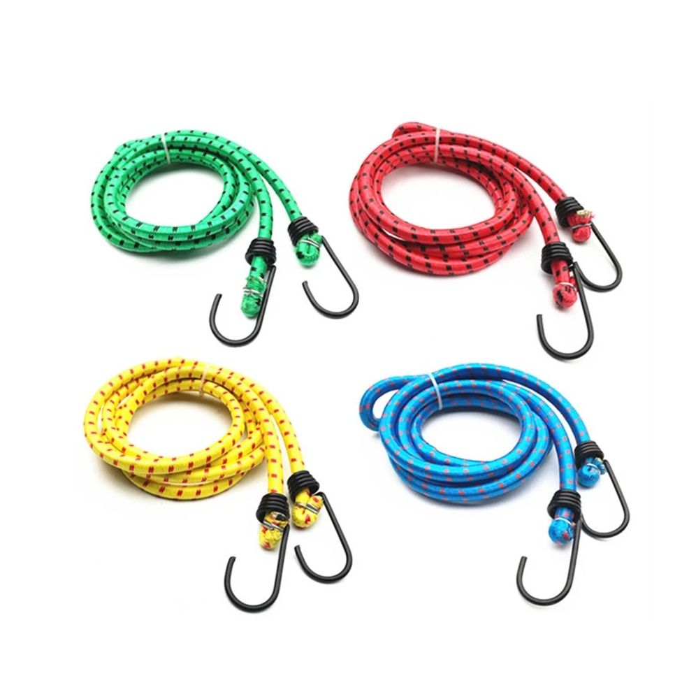Kit 4 Cordas Elásticas com Gancho 120cm x 8mm