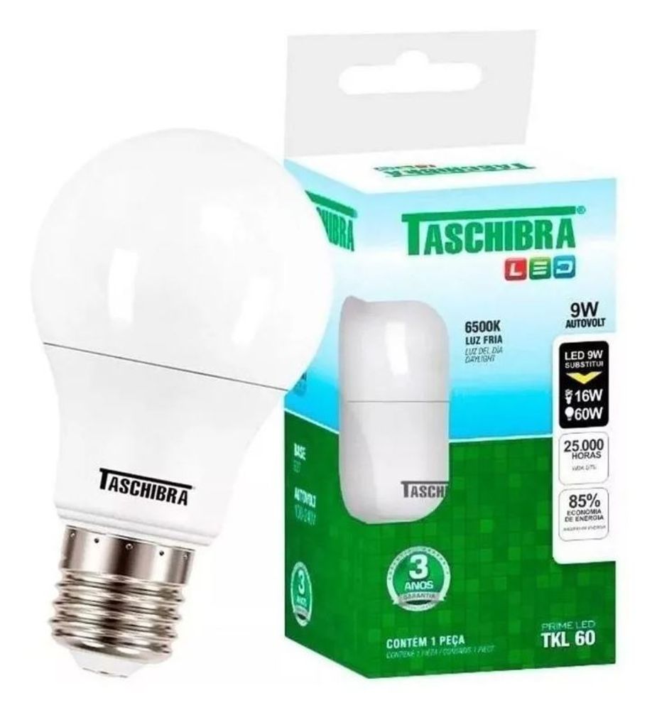 Lâmpada Led TKL 60 9w 6500k