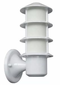 Arandela 1XE27 3 Aletas Branco