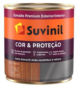 Tinta Esmalte Brilhante Cor e Proteção 0,225 Litros Branco