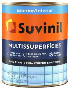 Tinta Esmalte Acetinado Multissuperficies 0,9 Litros Branco Tinta Esmalte Acetinado Multissuperficies 0,9 Litros Branco